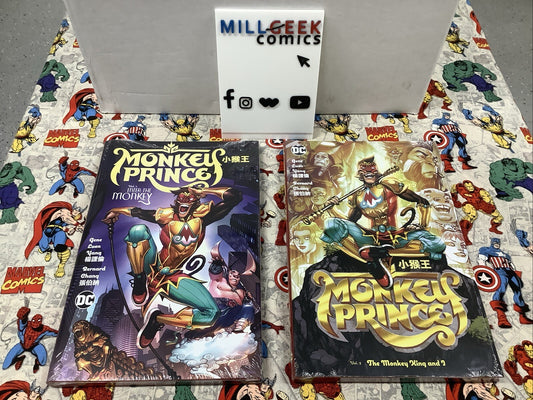 Monkey Prince Vol.1-Vol.2 Sealed Hardcover Set, DC Comics, Gene Luen Yang