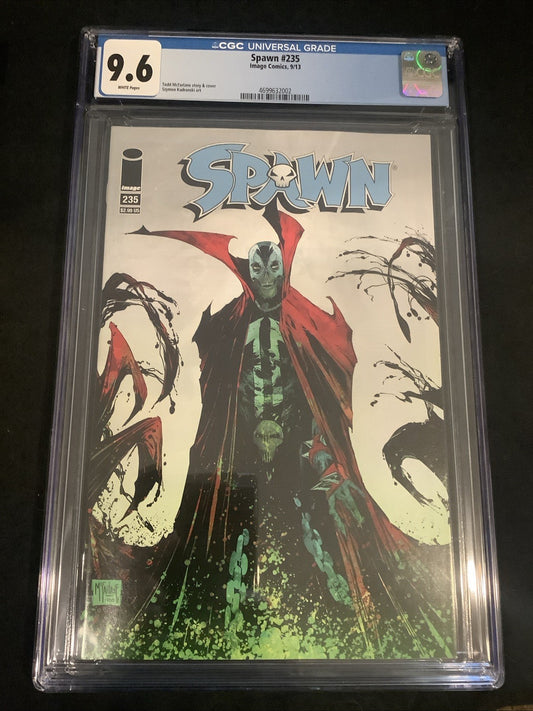 Spawn #235 (Image Comics) CGC Graded 9.6 (NM+) White Pages, Todd McFarlane, 2013