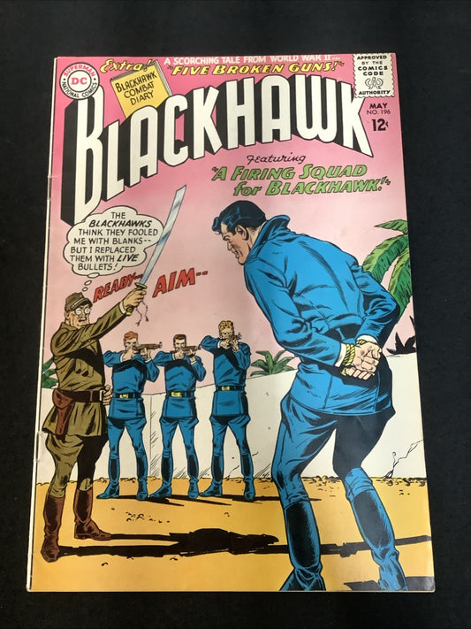 Blackhawk #196 (DC Comics May 1964) VF- (7.5) Dick Dillin/Henry Boltinoff