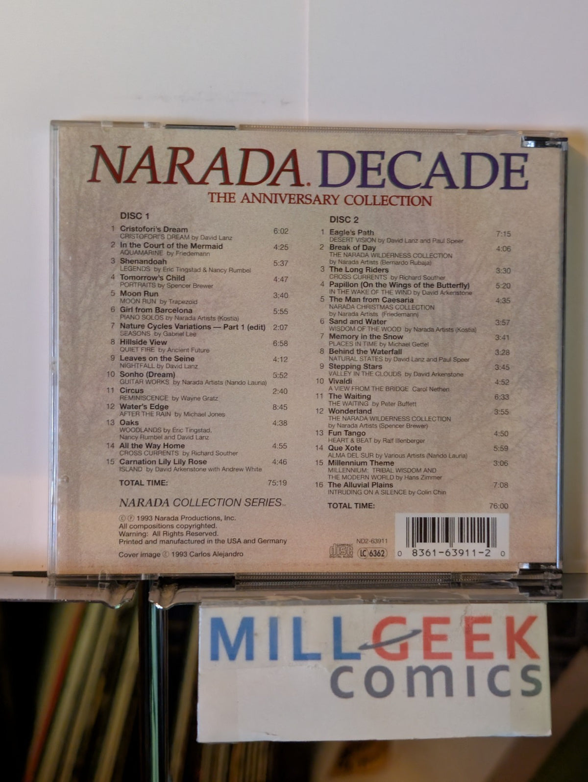 Narada Decade - The Anniversary Collection, 2 CD Set (CD 1993) Like New -JD