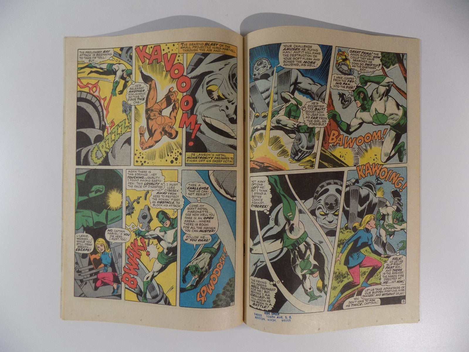Captain Marvel #9 Marvel Comic January 1969 Fine/Very Fine