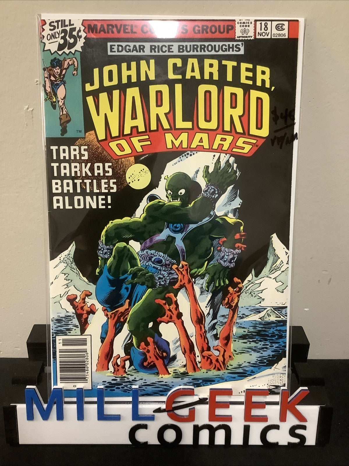 John Carter Warlord of Mars #18 (1978) VF/NM (9.0) 1st Frank Miller At Marvel