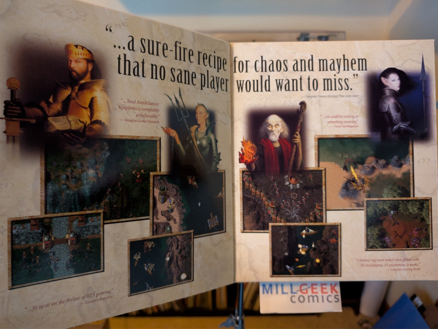 Total Annihilation: Kingdoms, Big Box Complete Discs are NEW/SEALED PC CD-ROM-JD