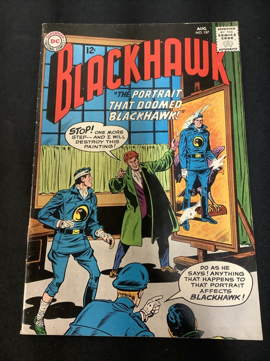 Blackhawk #187 (DC Comics August 1963) VF (8.0) Chuck Cuidera/Dick Dillin