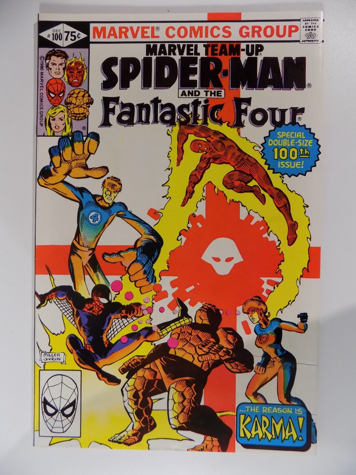 Marvel Team-Up #100 Marvel Comic December 1980 Very Fine