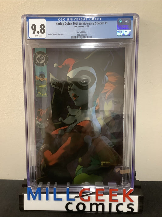 HARLEY QUINN 30TH ANNIVERSARY SPECIAL #1 (2022) CGC Graded 9.8 (NM/M) Foil Cover