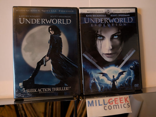 Underworld / Underworld Revolution, 2 Movie Set (DVD) Like New -JD