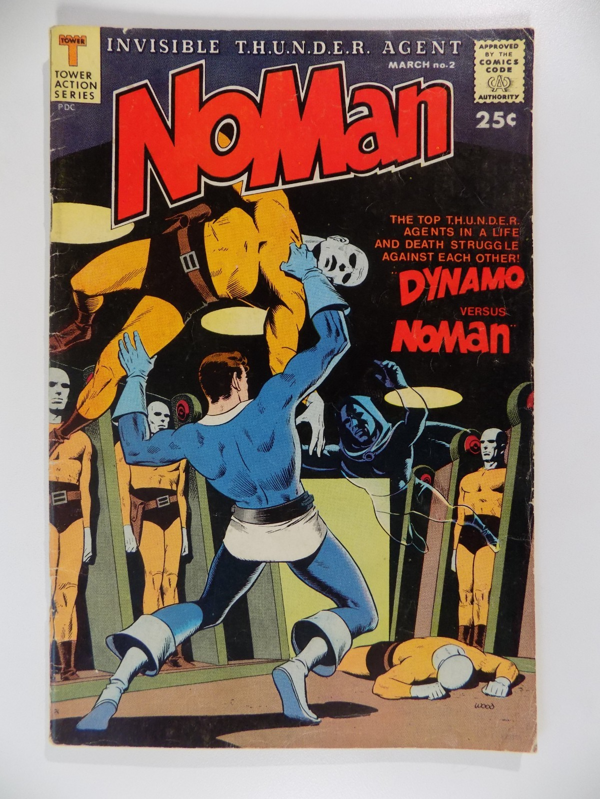 NoMan #2 Tower Comic March 1967 Fine+