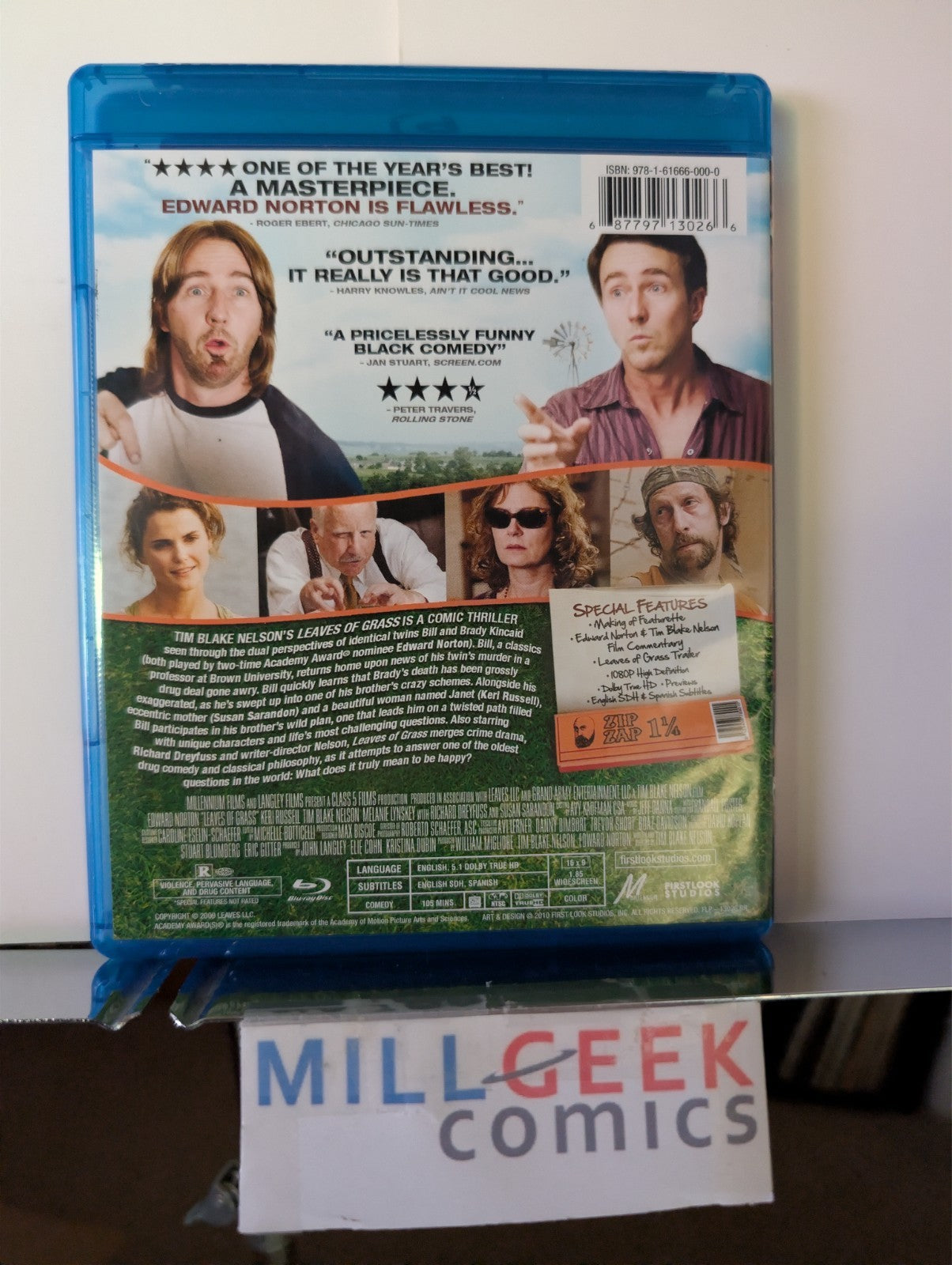 Masterminds / Leaves of Grass, 2 Comedy Movie Set (Blu-ray) -JD