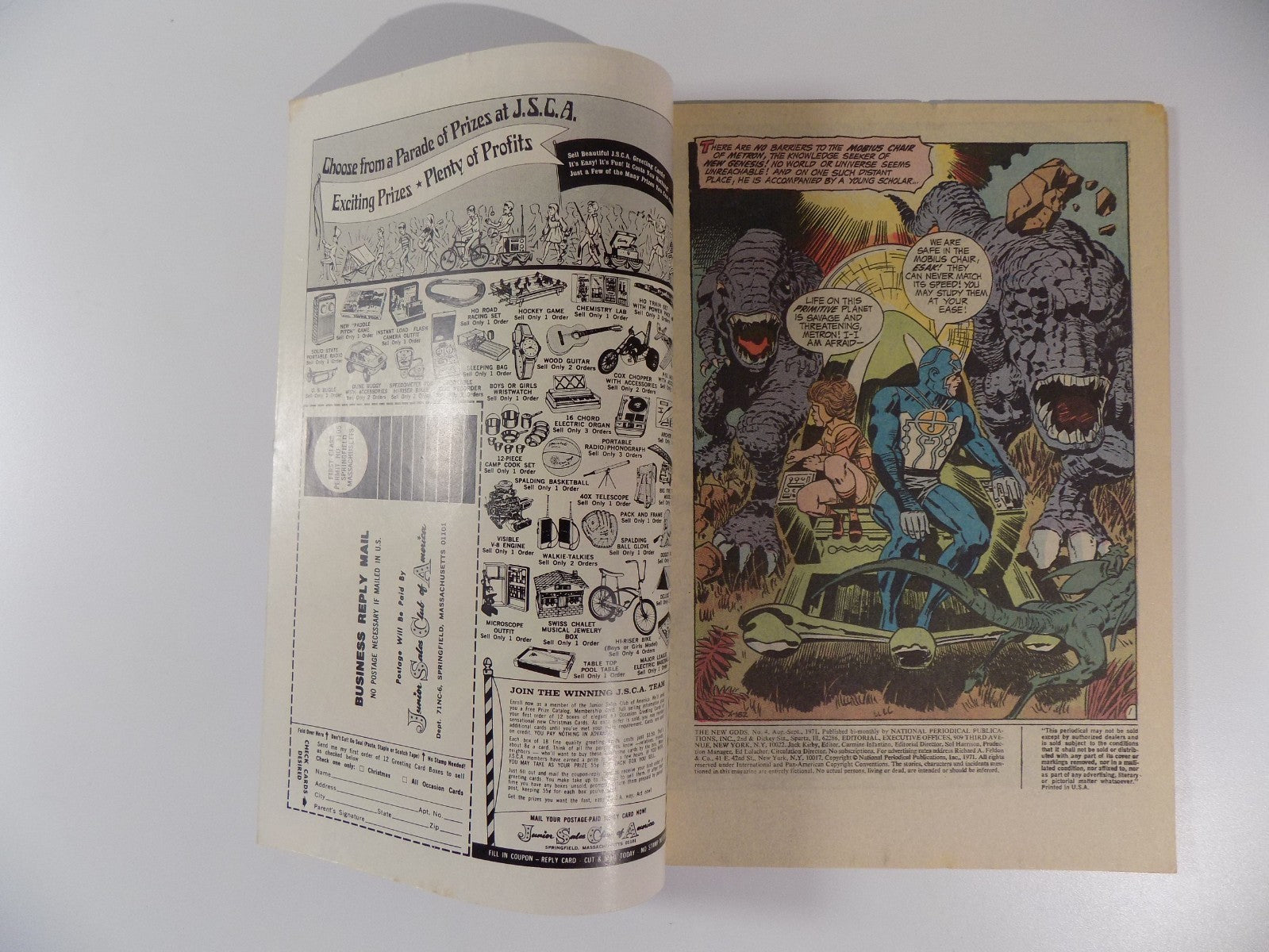New Gods #4 DC Comic September 1971 Very Fine-