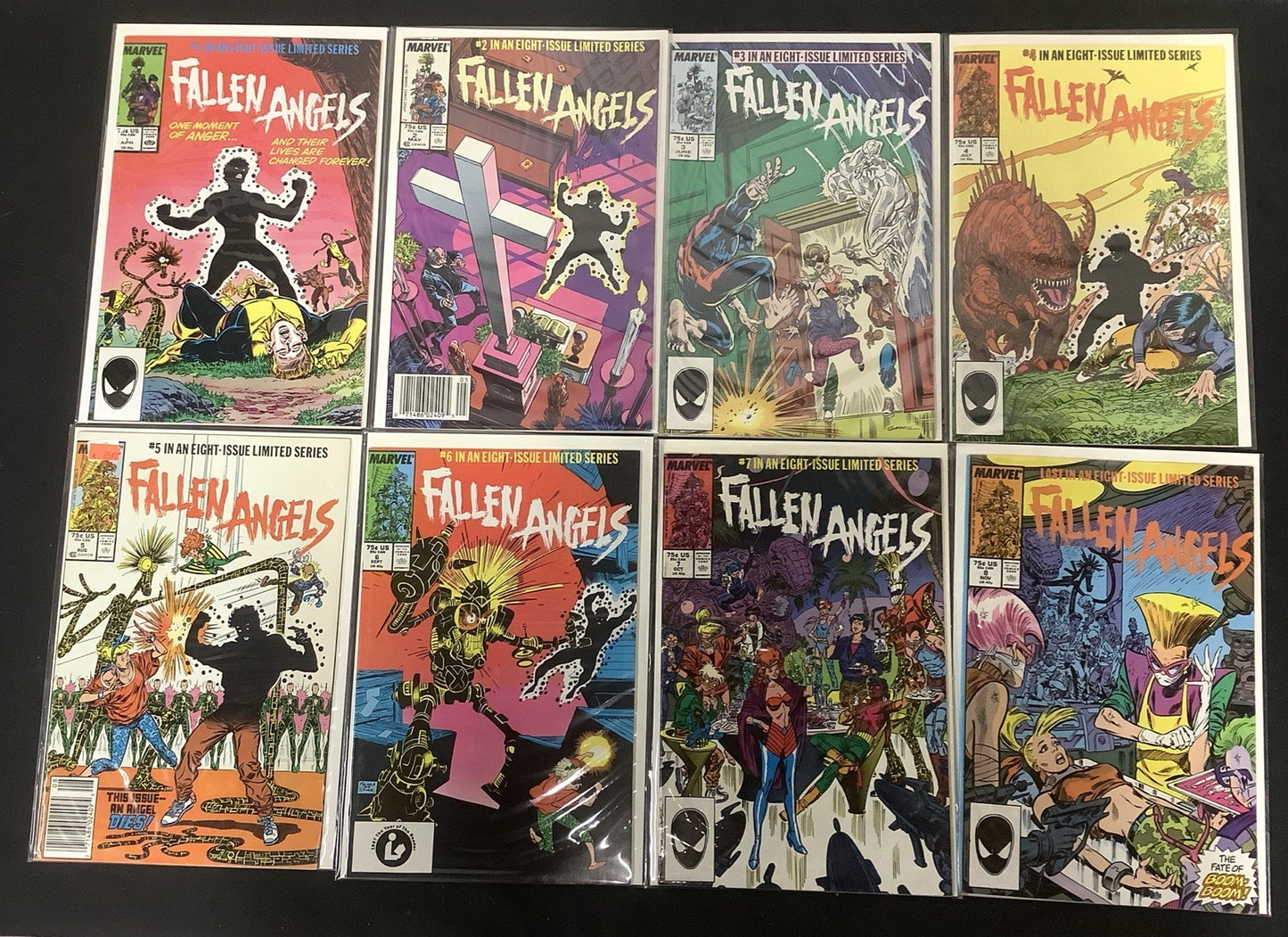 Fallen Angels #1-8 Complete Limited Series, Marvel, Mary Jo Duffy/Joe Staton