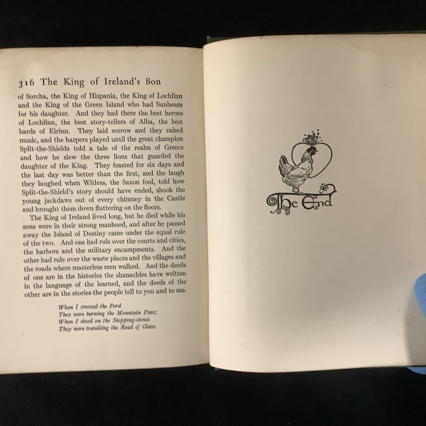 The King Of Ireland's Son By Padraic Colum (HC EARLY Print - 1st? 1925) JD