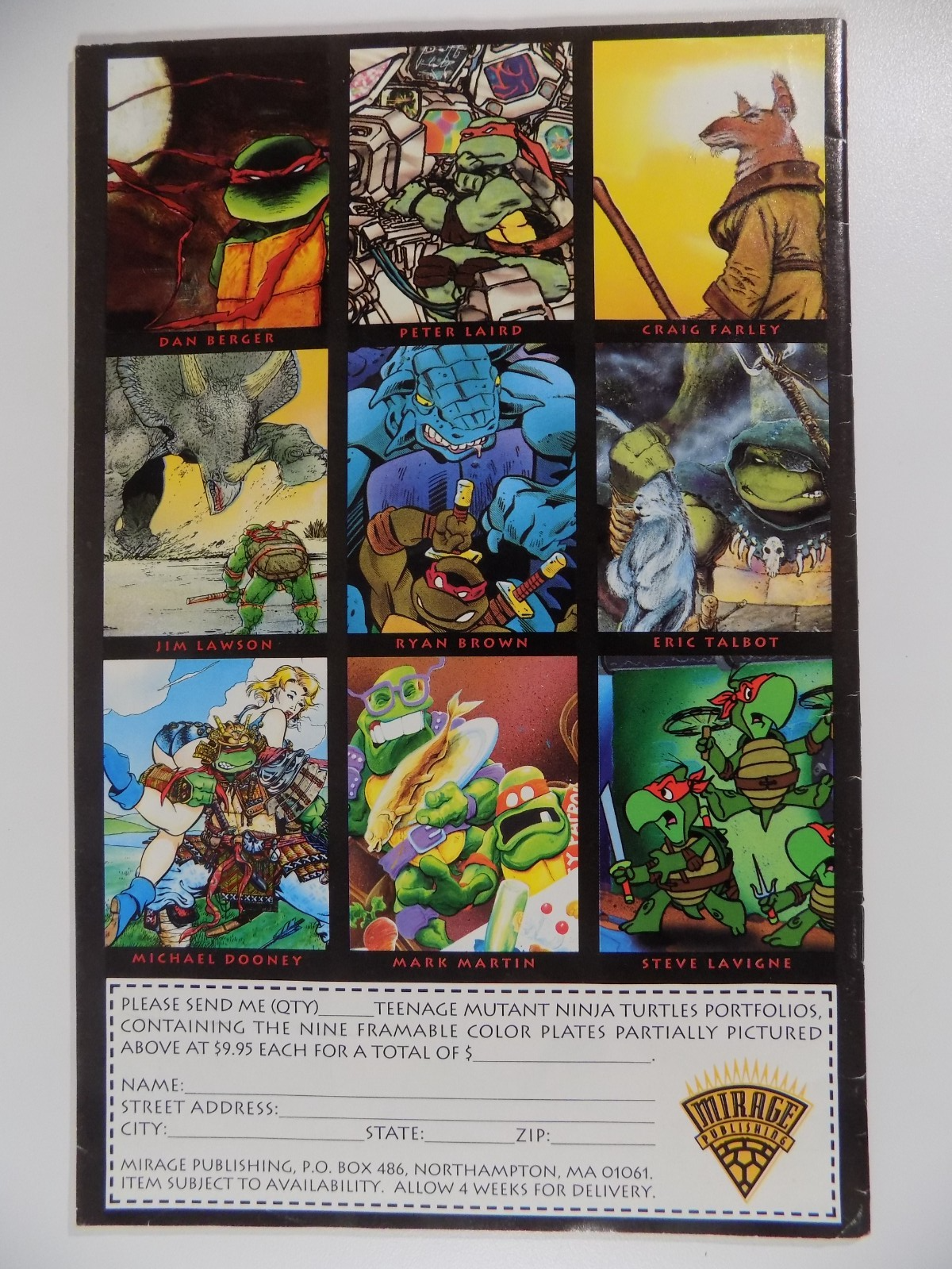 Teenage Mutant Ninja Turtles #46 Mirage Comic April 1992 Fine/Very Fine