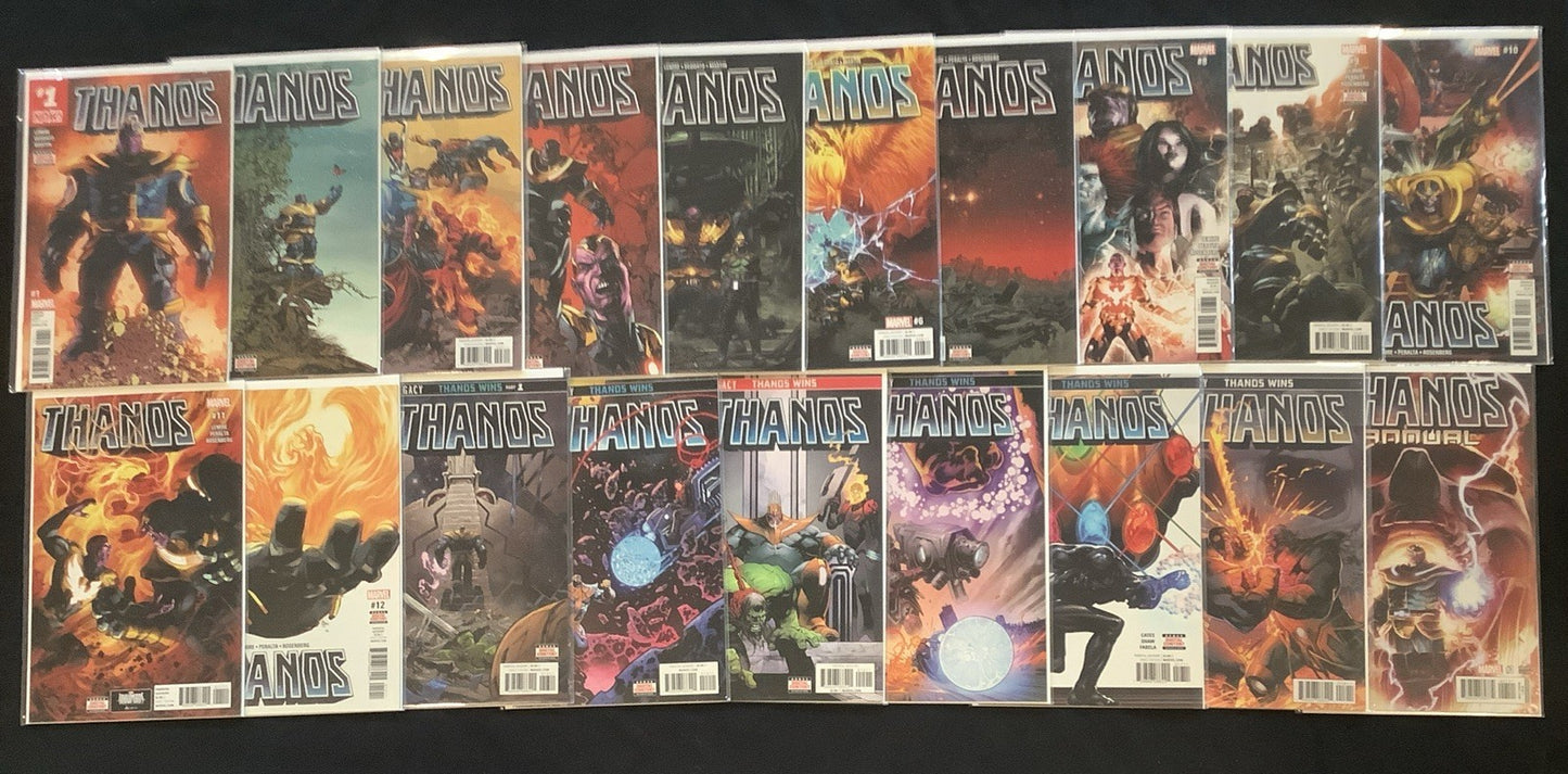 Thanos #1-18 + Annual #1 Complete Comic Set, Marvel, 1st App Cosmic Ghost Rider