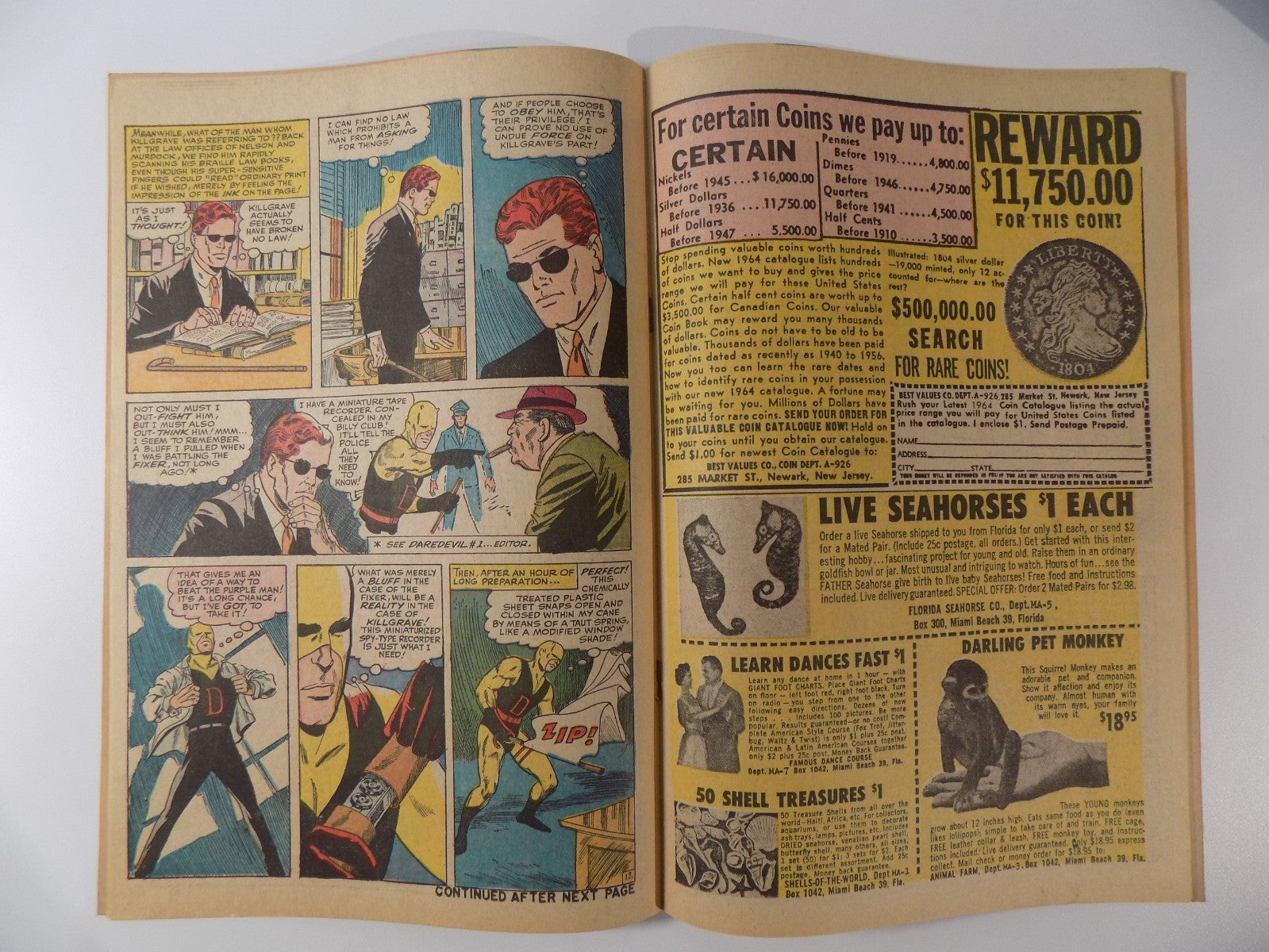 Daredevil #4 Marvel Comic Very Fine- October 1964