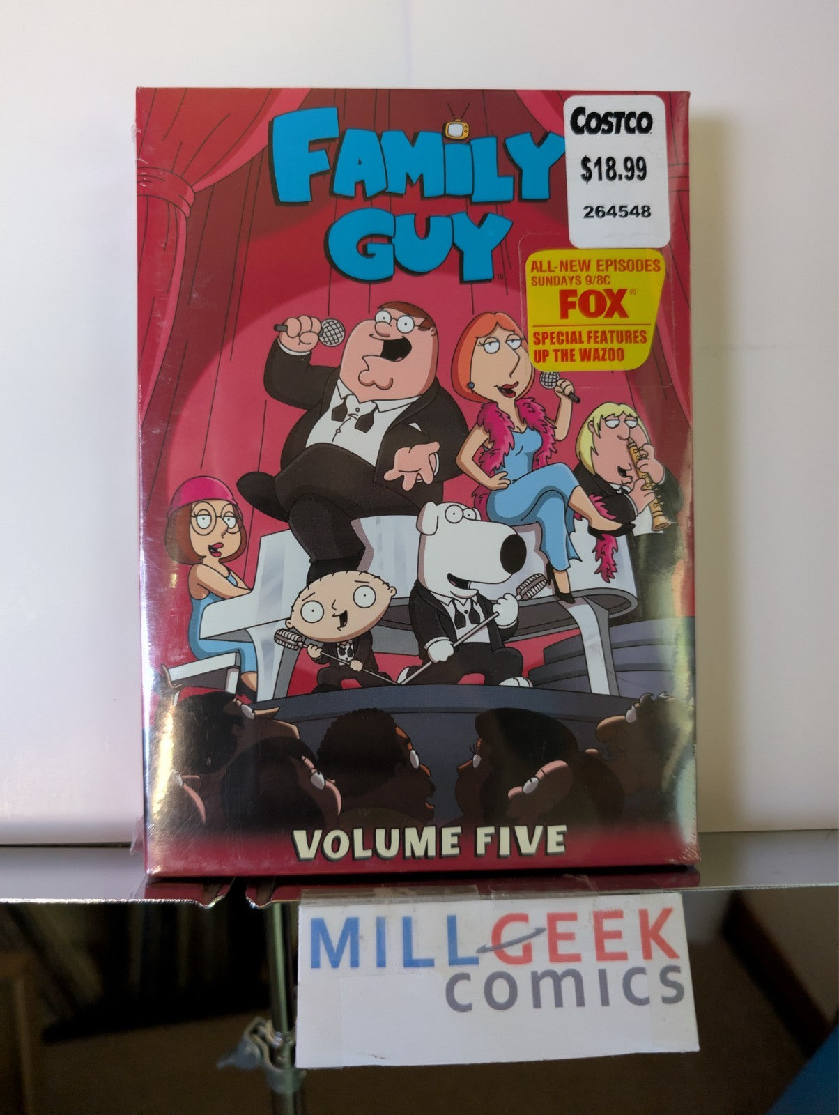 Family Guy Volume Four (New) Volume Five (New) Volume Six (Like New) (DVD) -JD