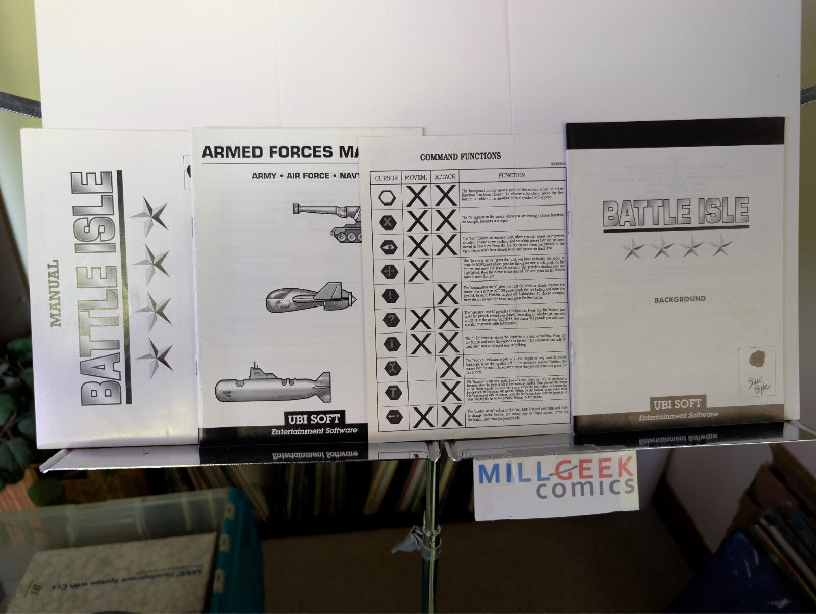 Battle Isle: Manuals and Player Aid (Amiga) -JD