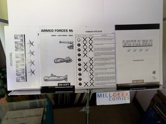 Battle Isle: Manuals and Player Aid (Amiga) -JD
