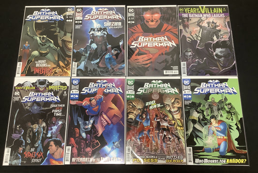 Batman Superman Vol 2 #1-8 Comic Lot, Williamson, Shazam Who Laughs, Secret Six