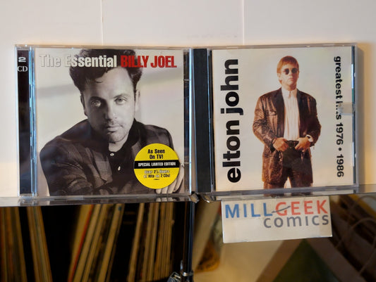 The Essential Billy Joel / Elton John Greatest Hits 1976-1986 (CD) Like New-JD