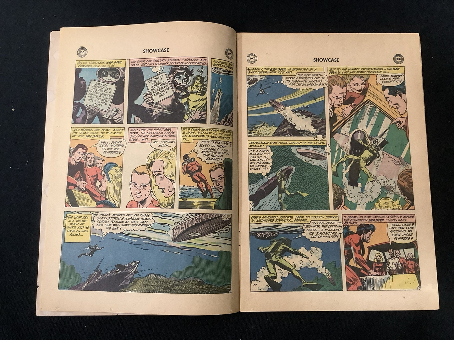 Showcase #28 (1960) G+ (2.5) 2nd App Sea Devils, Bob Kanigher/Russ Heath