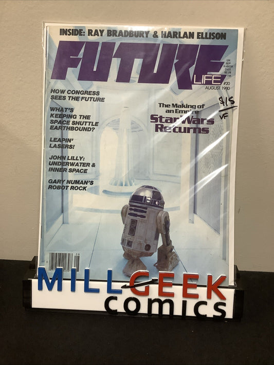 Future Life Magazine # 20 (August 1980) VF (8.0) Star Wars, Bradbury & Ellison