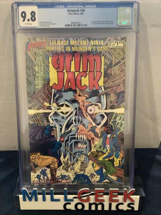 Grimjack #26, CGC Graded 9.8 (NM/M) John Ostrander, Kevin Eastman, 1986