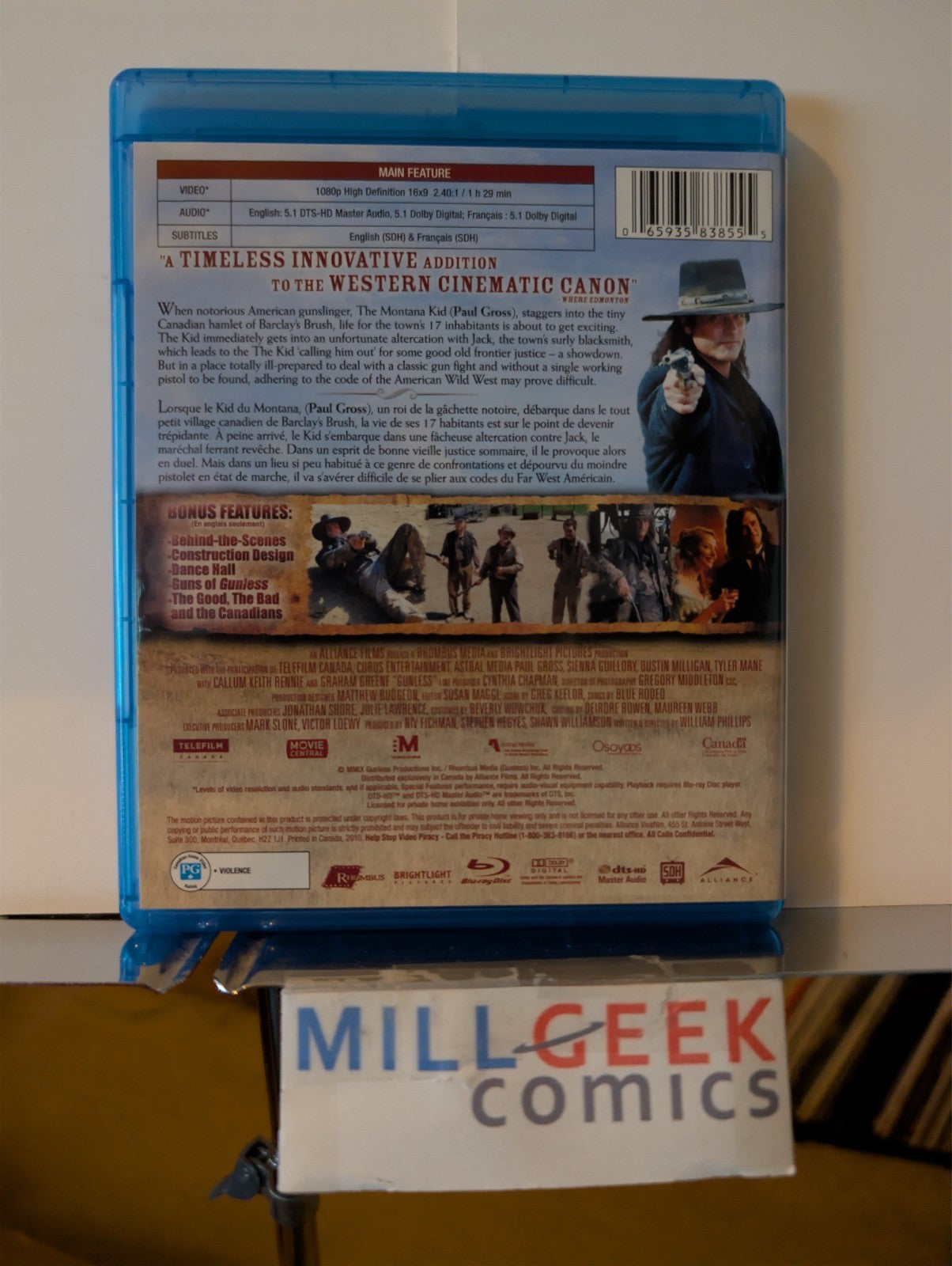 Gunless RARE OOP/ A Million Ways To Die in the West, 2 Movie Set (Blu-ray) -JD
