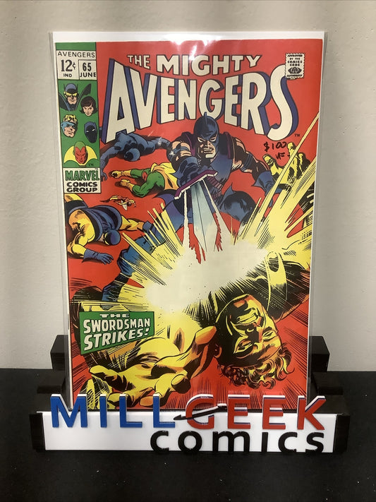 Avengers #65 (1969) VF- (7.5) Roy Thomas/Gene Colan, “The Swordsman Strikes!"