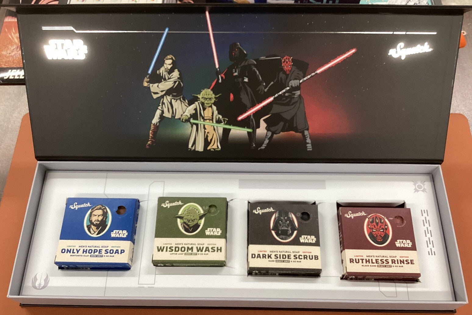 Dr. Squatch Star Wars Limited Edition 4pc Soap Box Set Collection (Brand New)