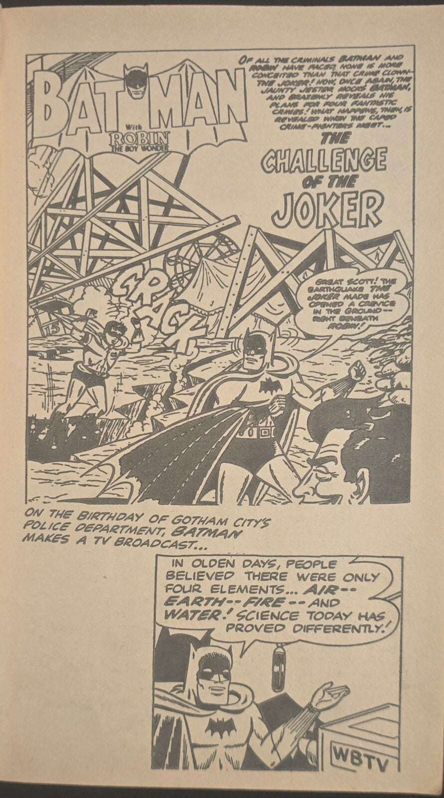 Batman Vs. the Joker No.3 (1st Ed Signet Book Paperback May 1966)