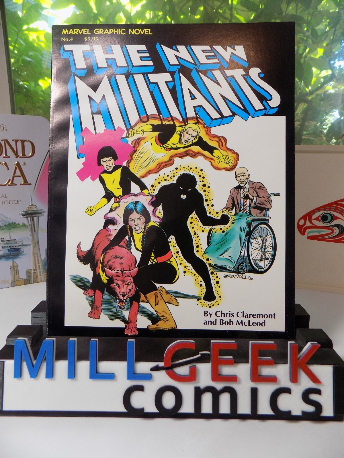 The New Mutants Marvel Graphic Novel #4 Canadian Price Variant 1982 Very Fine