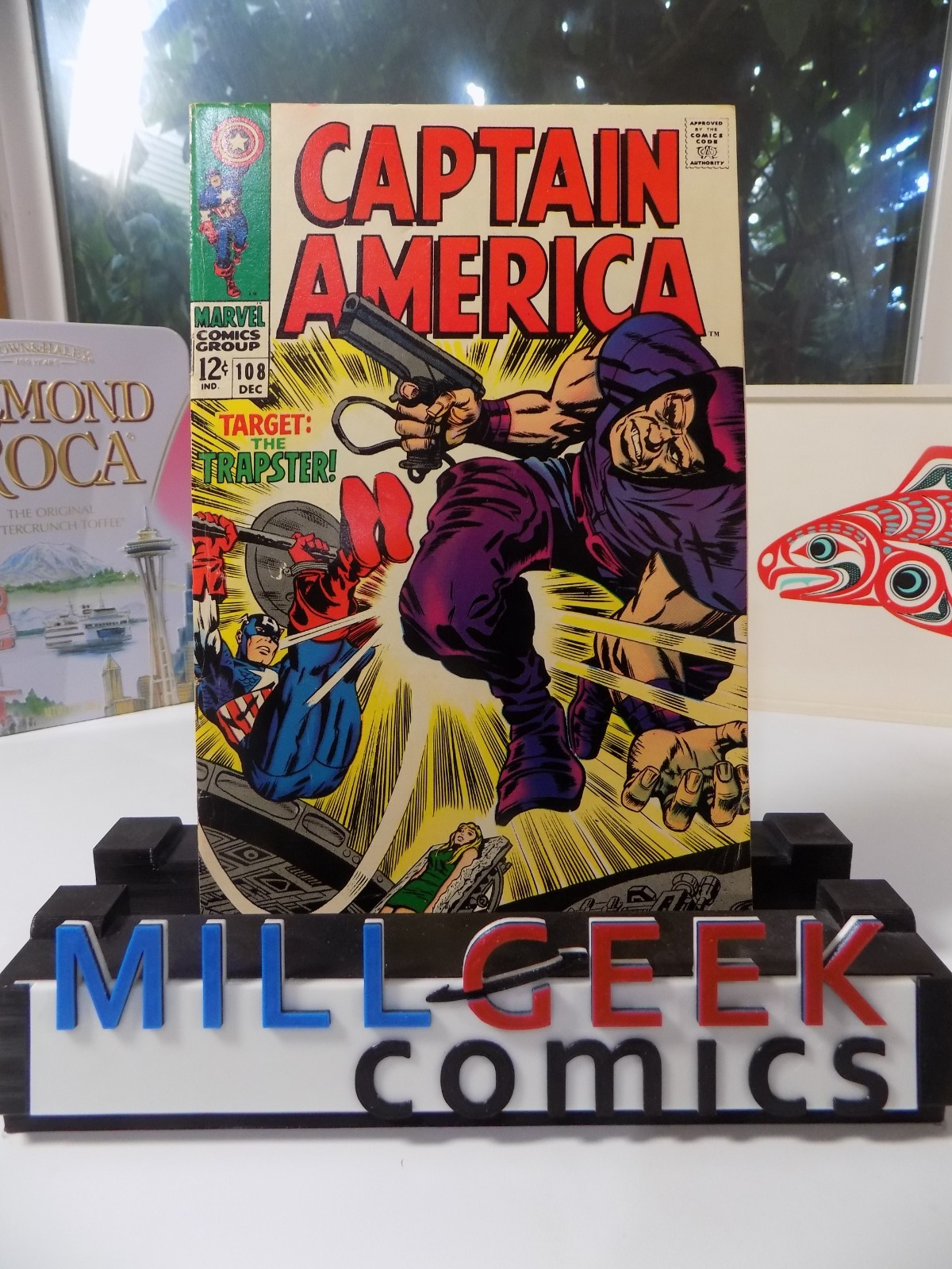 Captain America #108 Marvel Comic December 1968 Fine