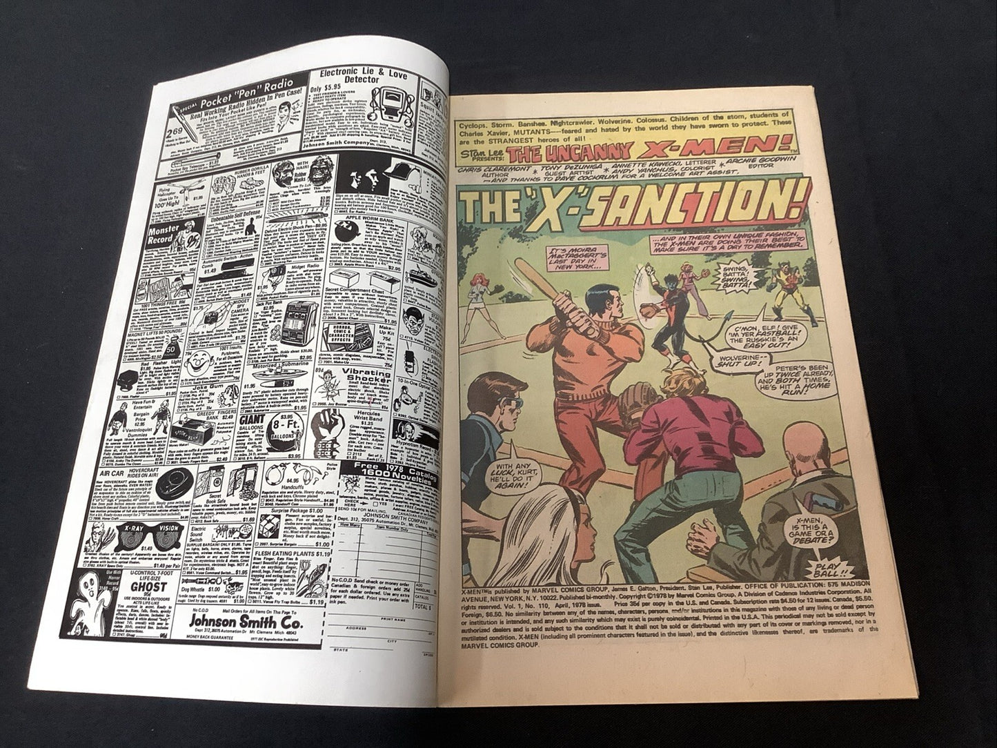 X-Men #110 (1978) F/VF (7.0) Chris Claremont/Dave Cockrum, Newsstand