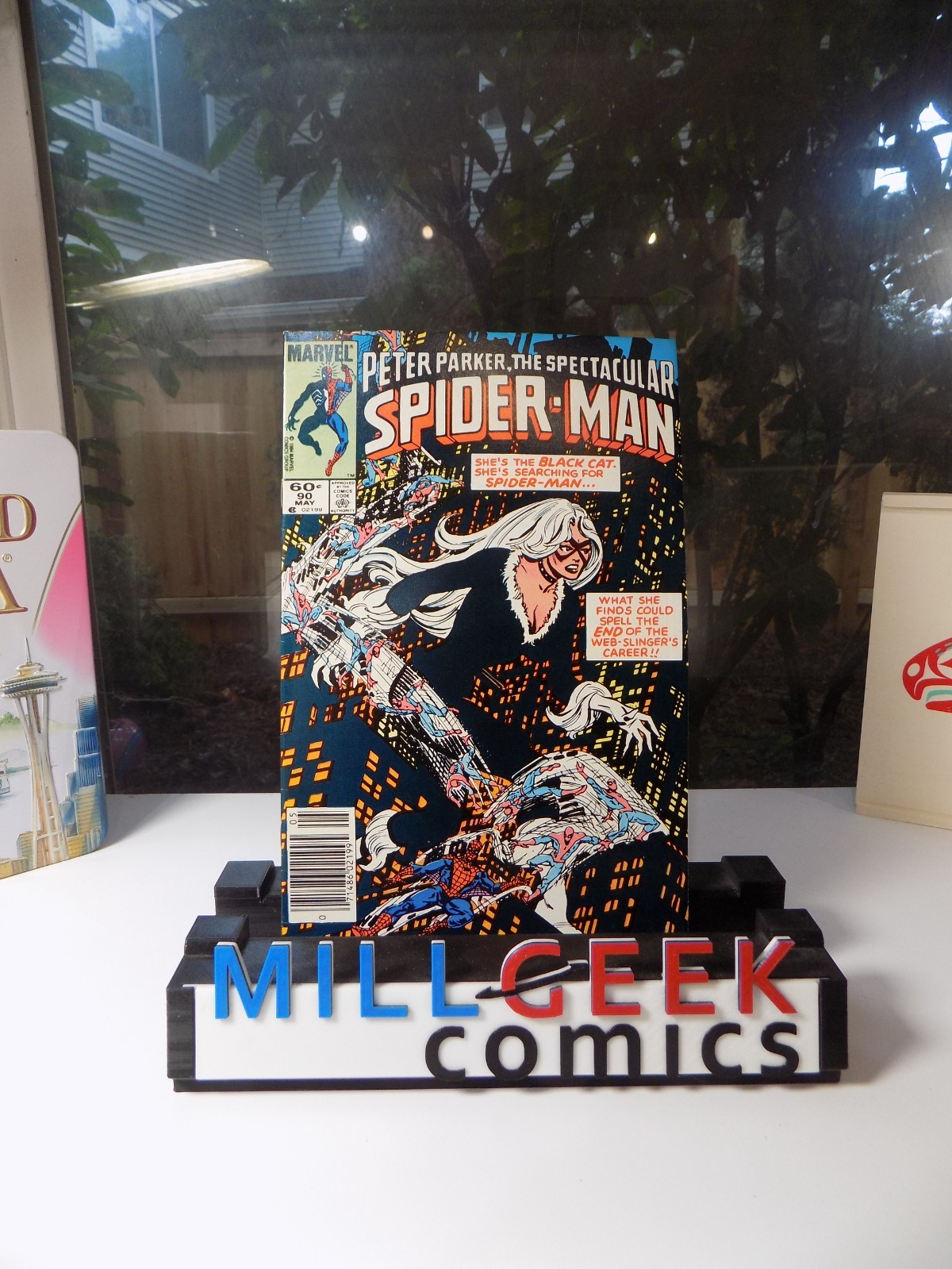 Spectacular Spider-Man #90 Marvel Comic Newsstand May 1984 Very Fine+