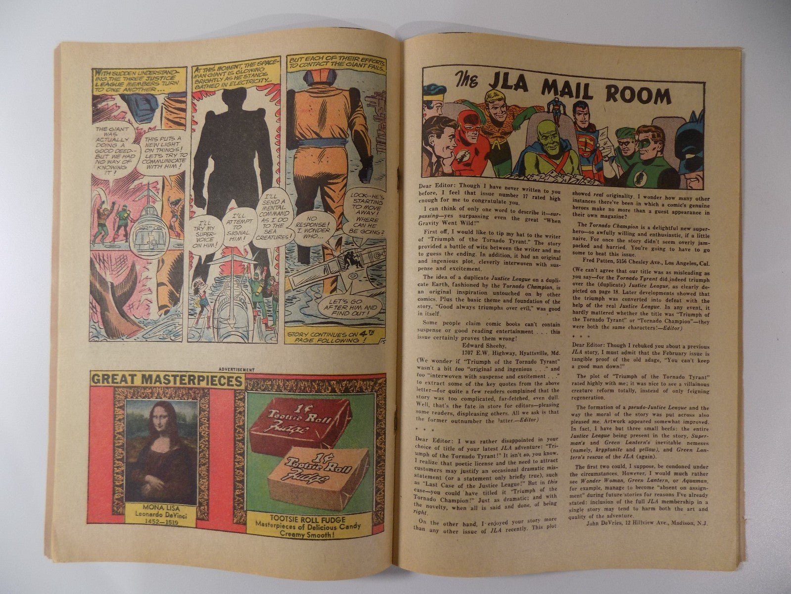 Justice League of America #20 DC Comic June 1963 Fine-