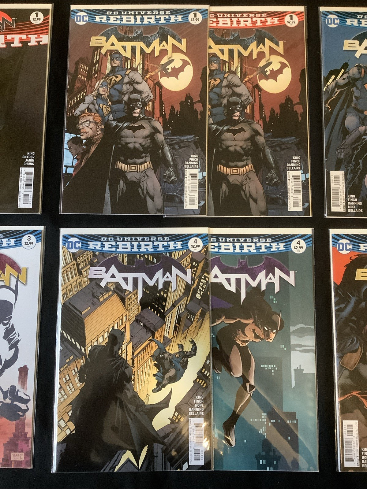 Batman #1-5 + Rebirth #1 + Variant Covers, DC Comics, Tom King, 2016