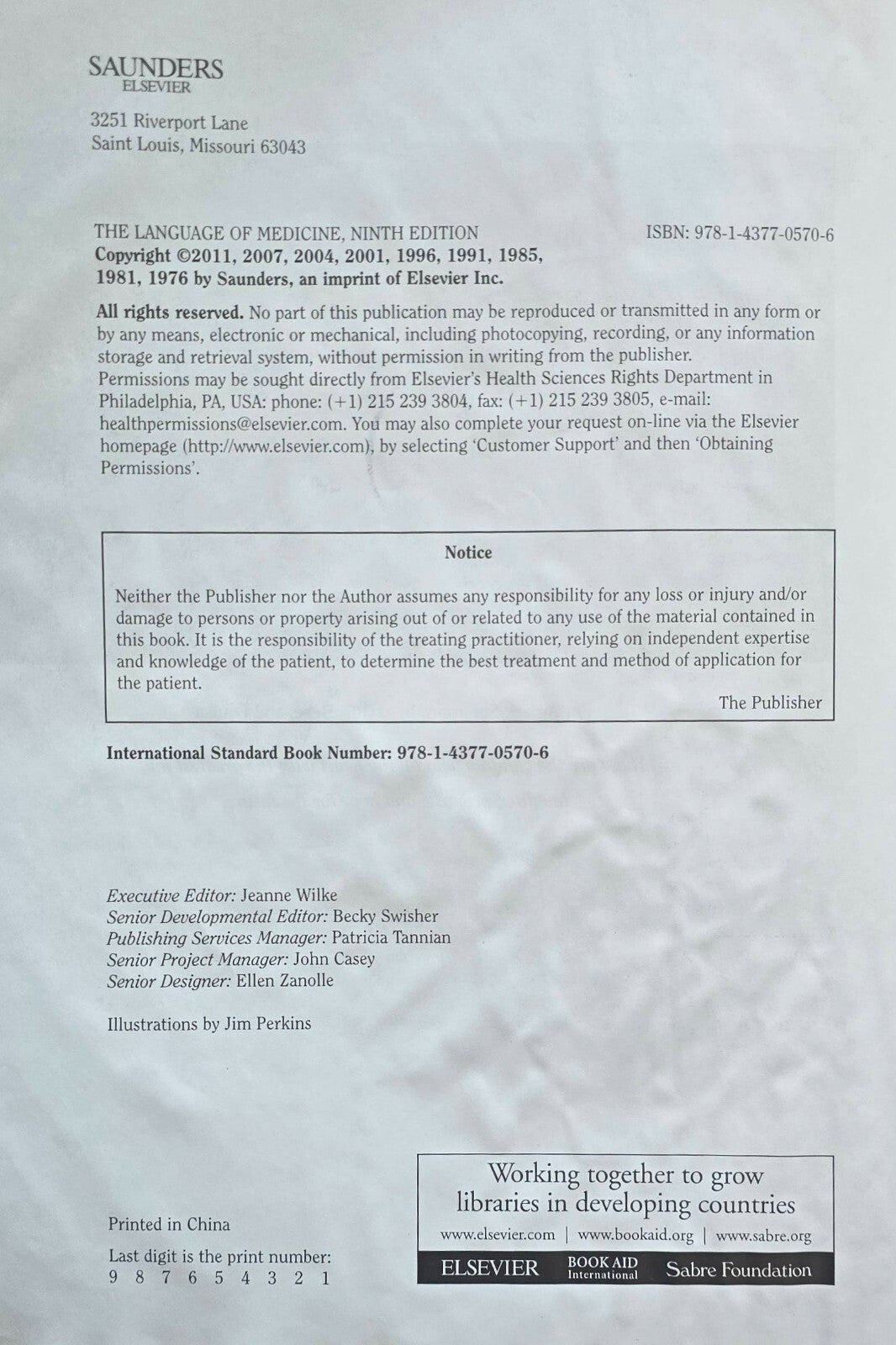 Language of Medicine by Davi-Ellen Chabner - Ninth Edition (2011, PC) JD