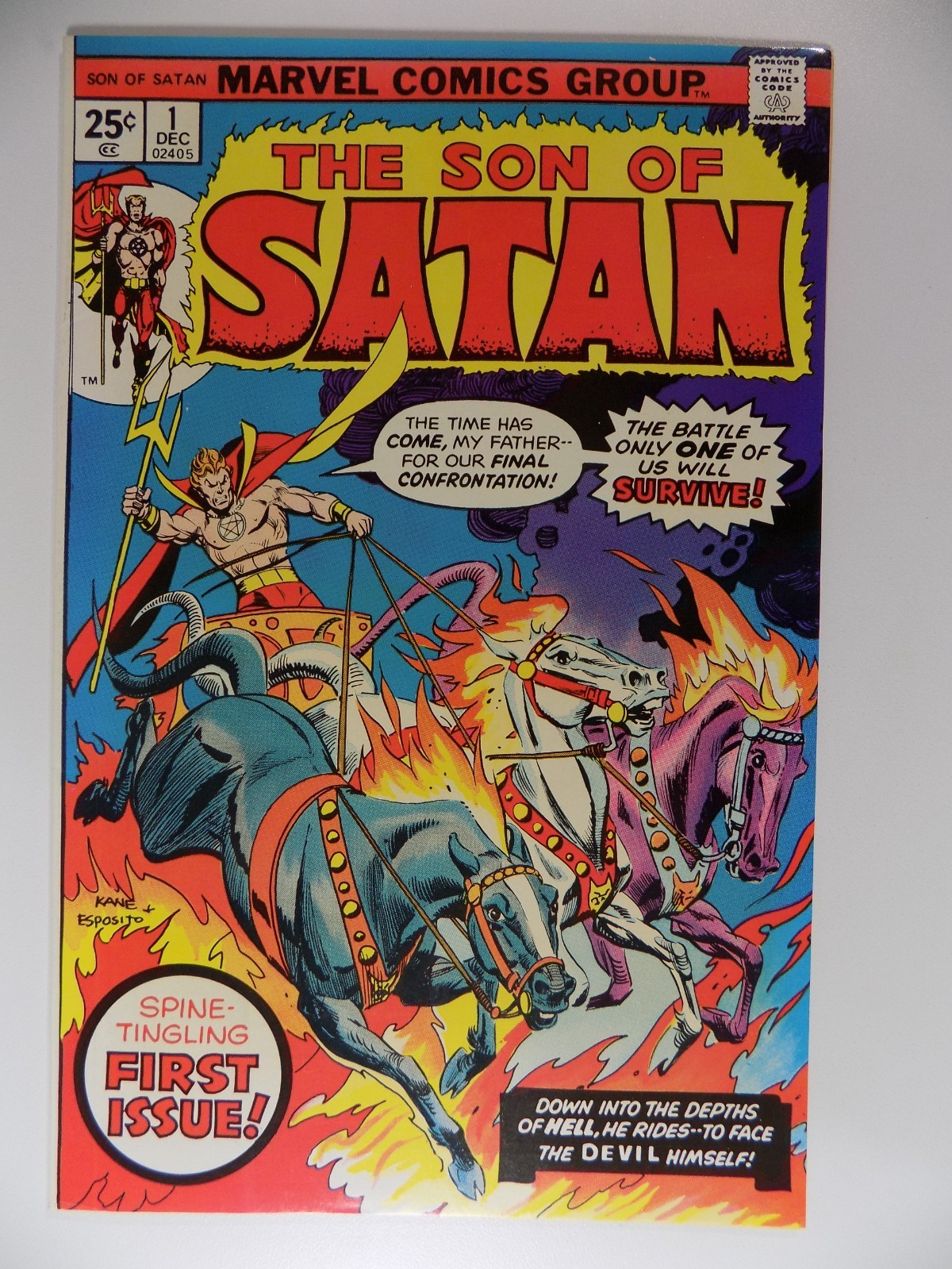 Son of Satan #1 Marvel Comic December 1975 Very Fine/Near Mint