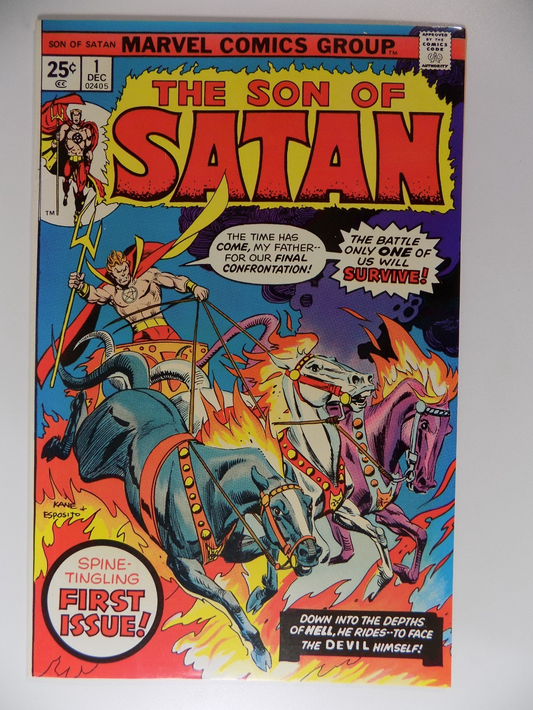 Son of Satan #1 Marvel Comic December 1975 Very Fine/Near Mint