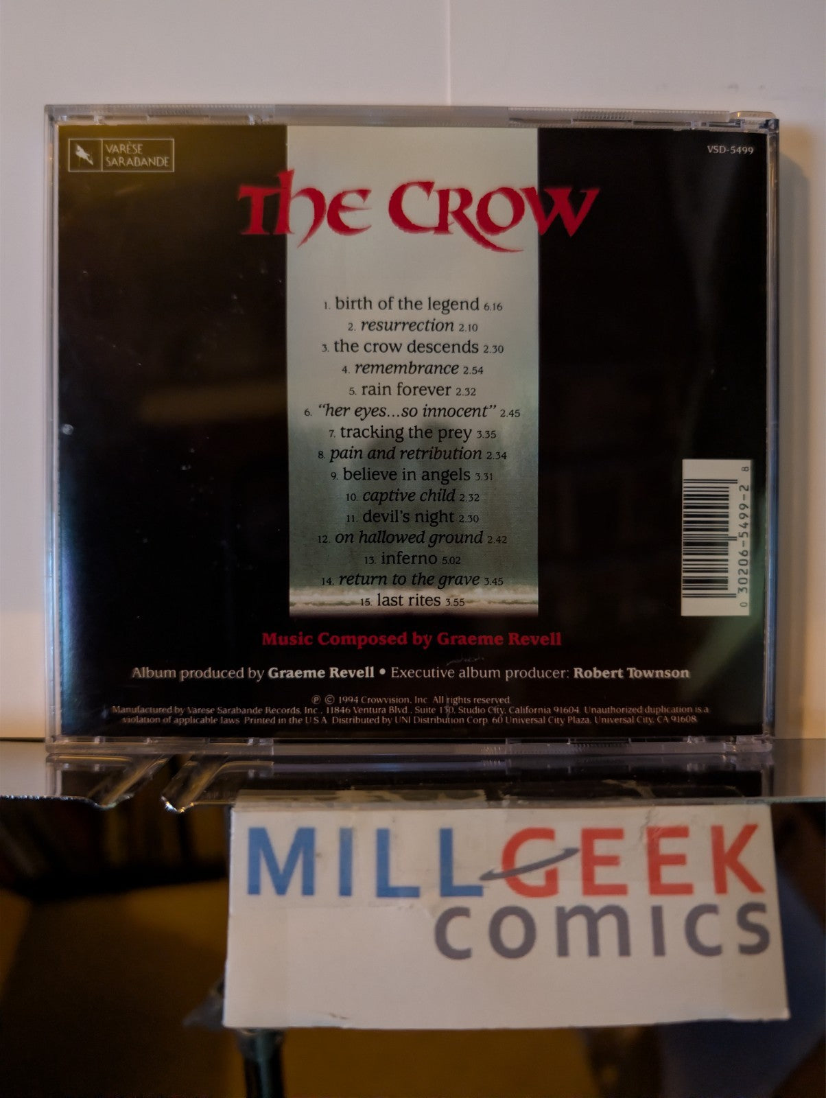 Movie Soundtrack 4 CD Lot (Priscilla, Kill Bill Vol 2, Fifth Element, Crow) -JD