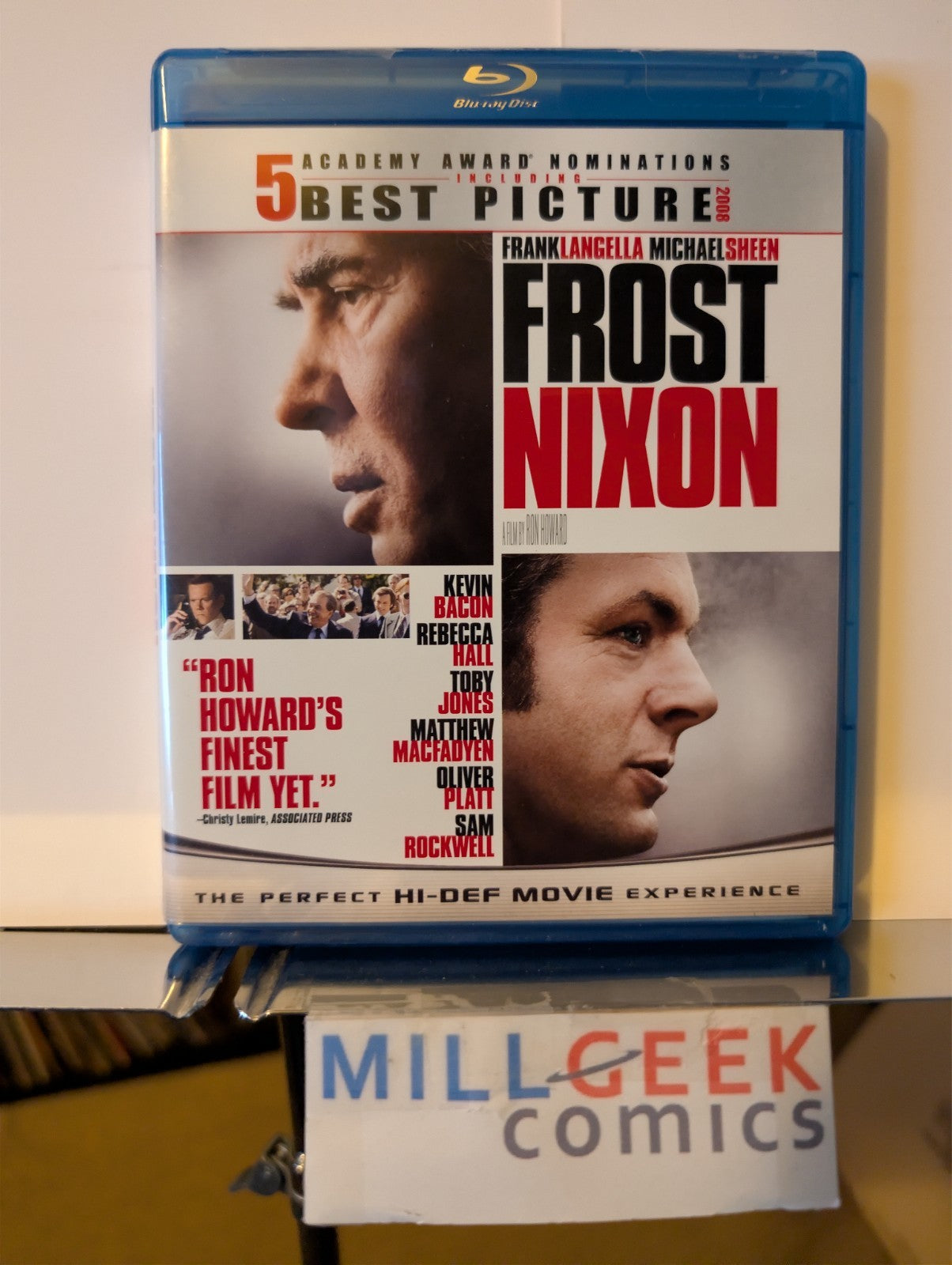 Frost Nixon, a Ron Howard film, Michael Sheen (Blu-Ray) -JD