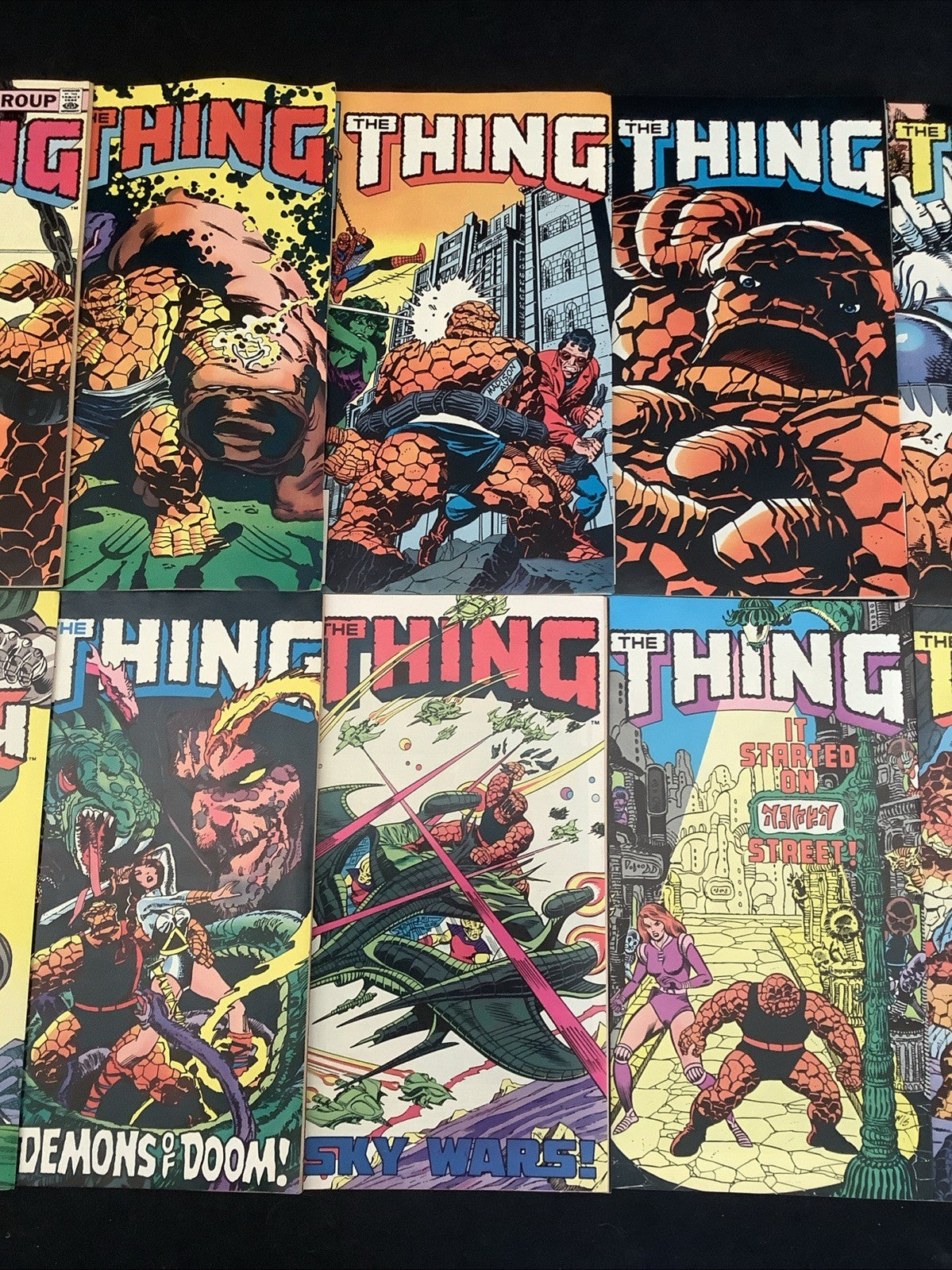 The Thing #1-34 Comic Lot, Marvel, John Byrne, Origin Of The Thing Retold, 1983