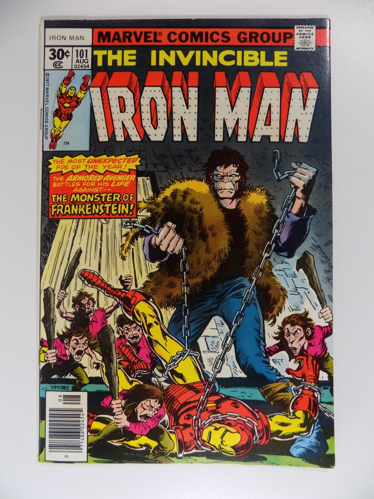 Iron Man #101 Marvel Comic August 1977 Very Fine