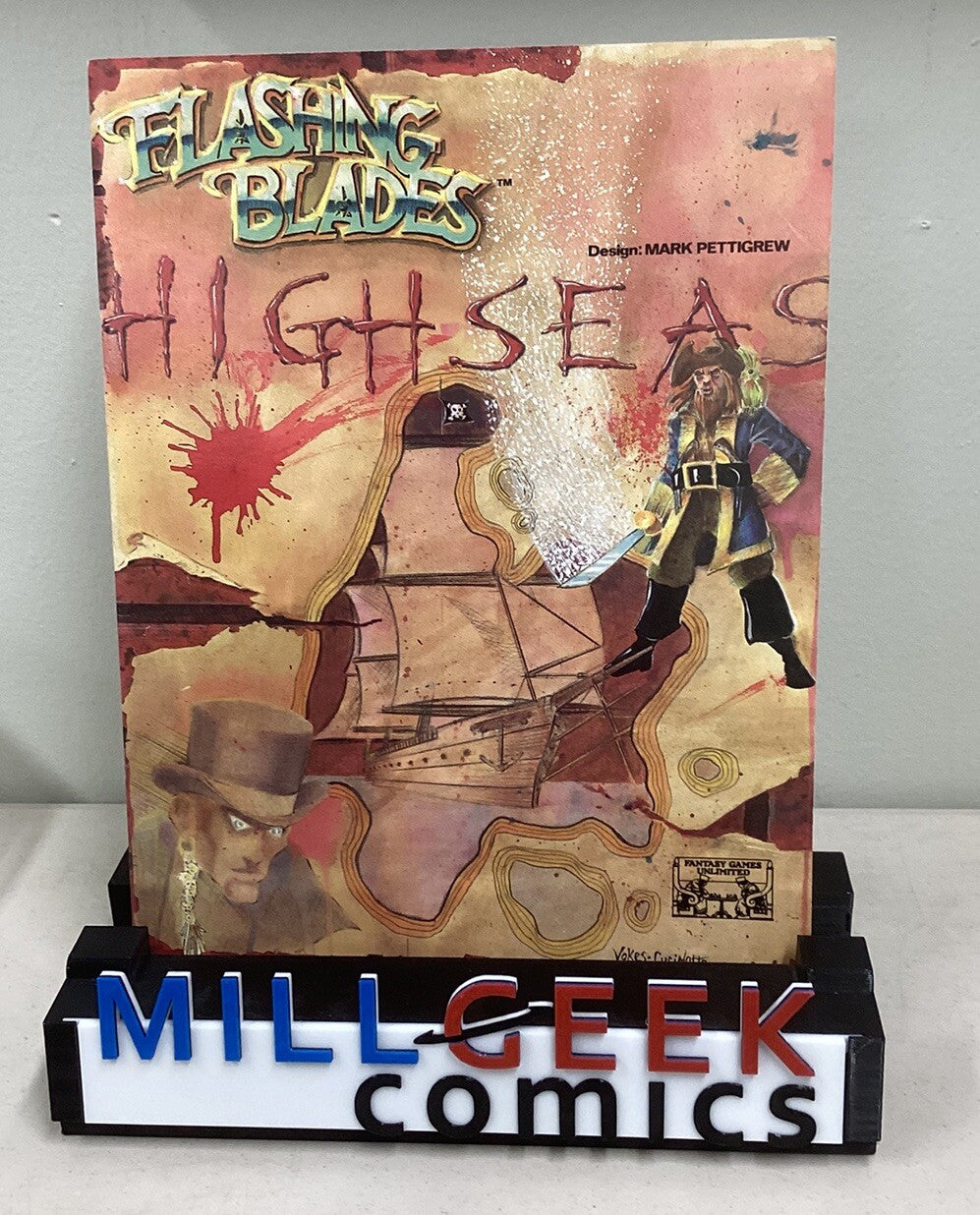 High Seas (Flashing Blades RPG) FGU 2103 Fantasy Games Unlimited 1st Print