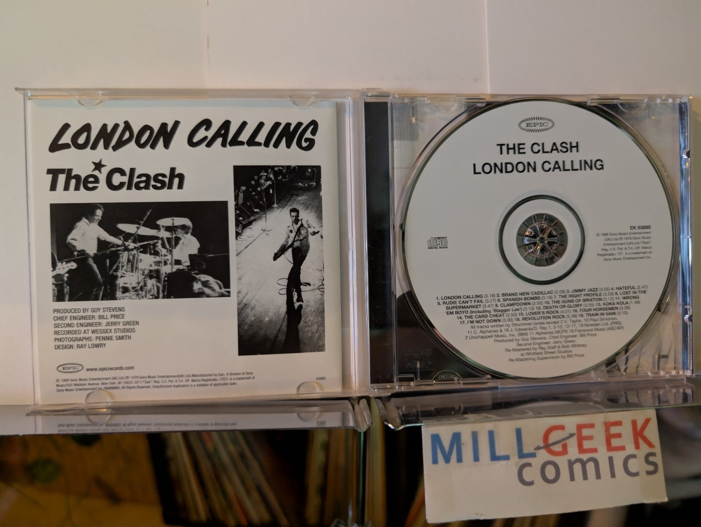 The Clash, 2 CD Lot (London Calling, The Clash) -JD