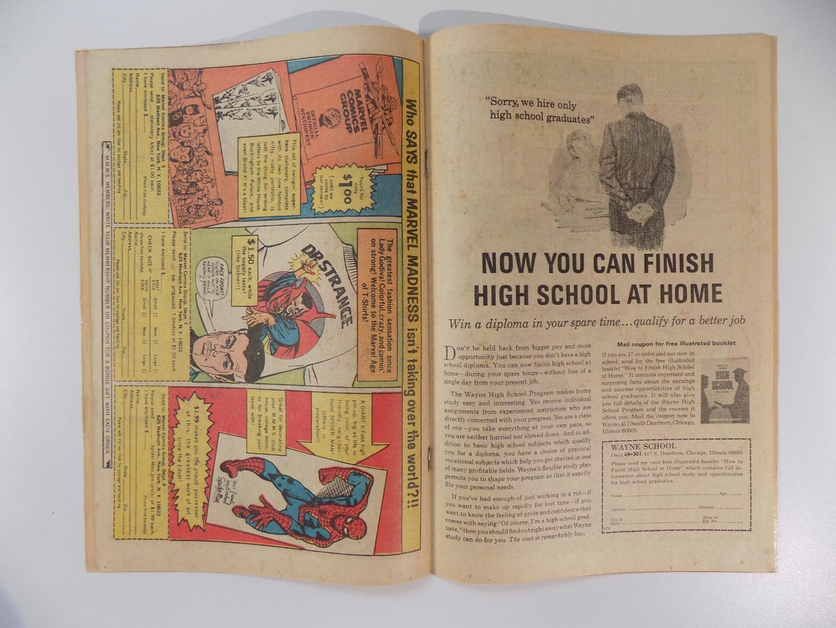 Strange Tales #140 Marvel Comic January 1966 Fine+