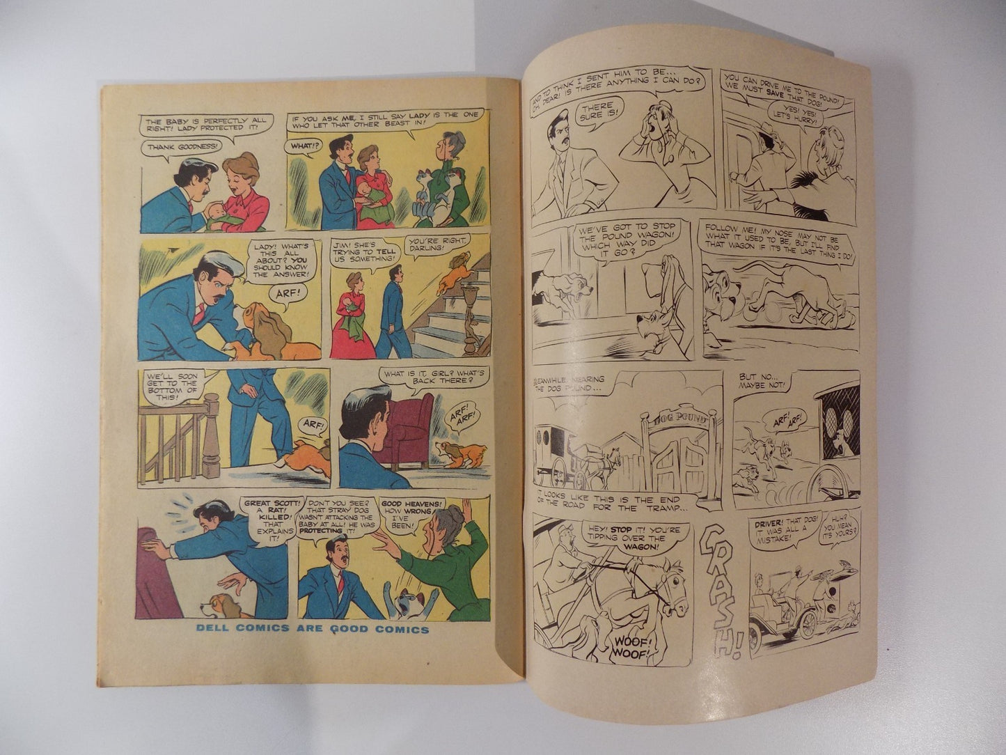 Lady and the Tramp (Walt Disney's) Four Color #629 Dell Comic Very Fine-