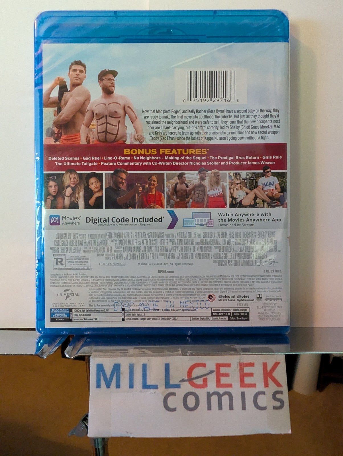 Neighbors / Neighbors 2: Sorority Rising, 2 Movie Set (Blu-ray) -JD