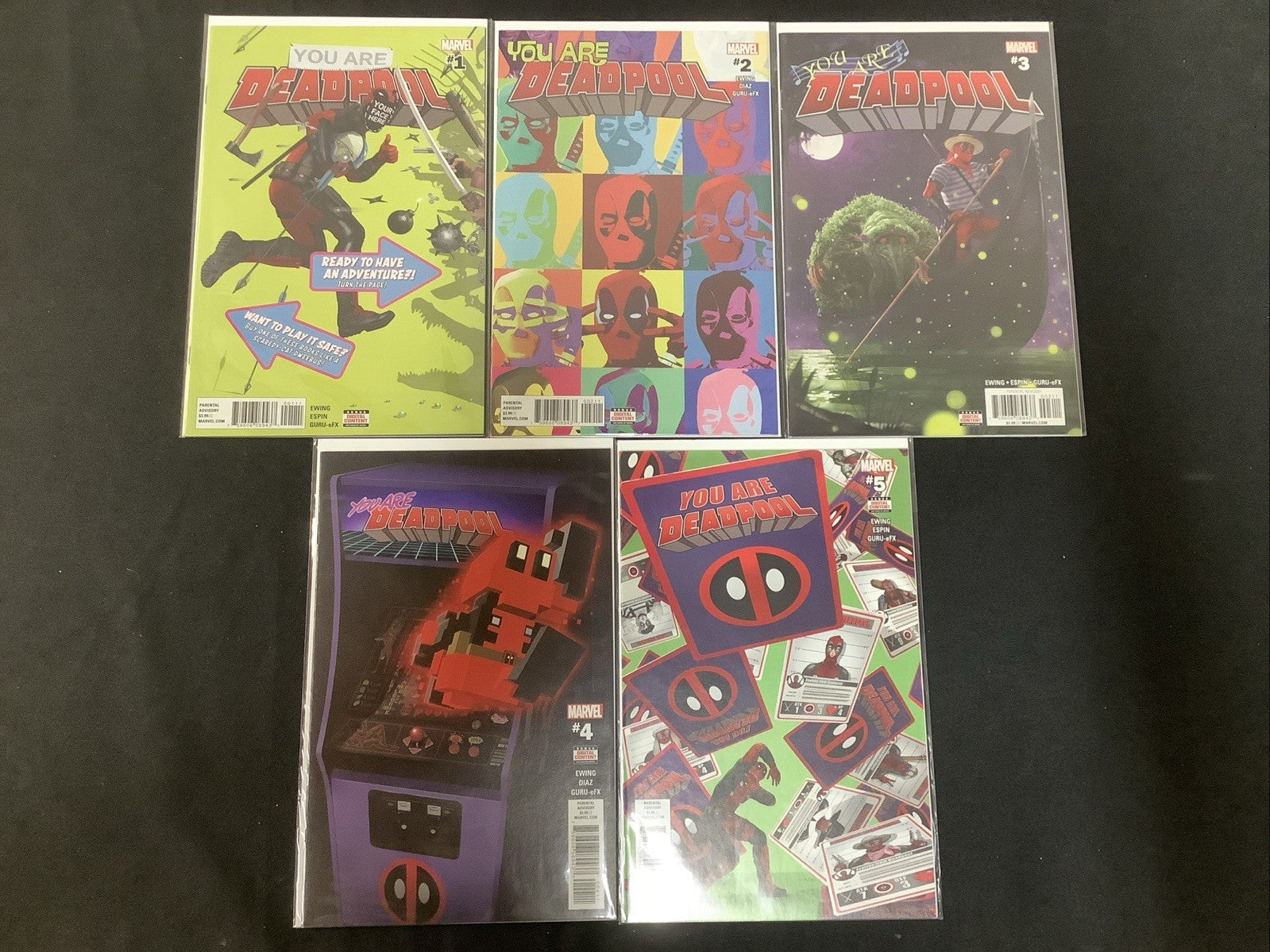 You Are Deadpool #1-5 Complete Comic Series, Marvel Comics, Al Ewing, 2018